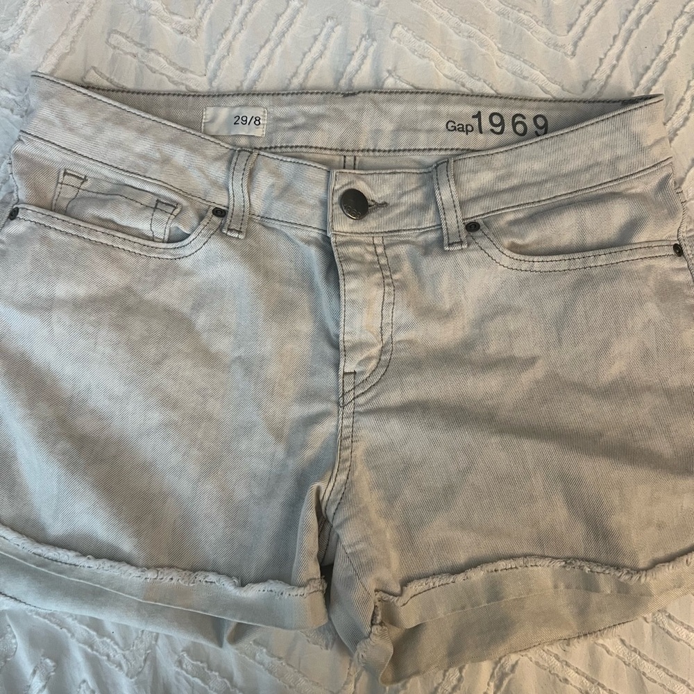 GAP Gray Jean Shorts Classic Style